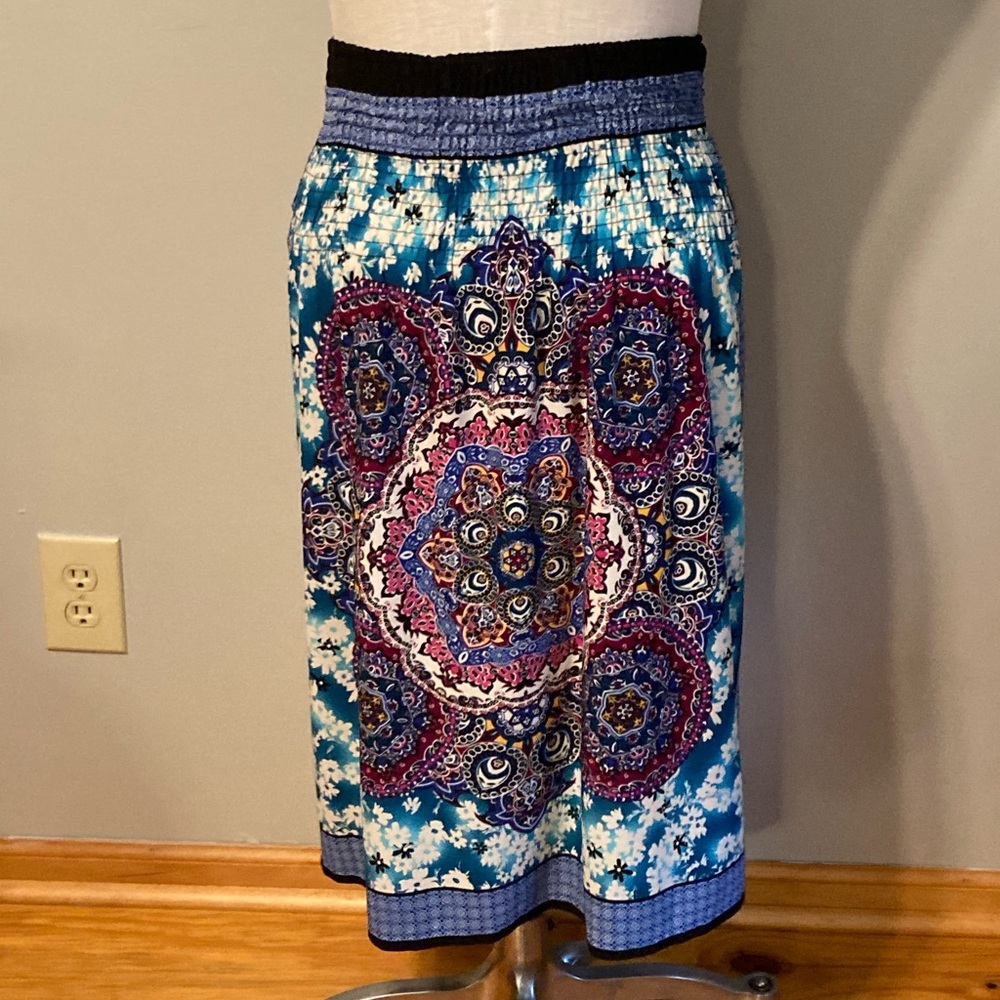 Epilogue blue/purple patterned skirt. Beautiful and flowing  sz. S*